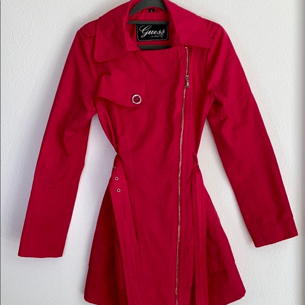 Guess Pink Trench Coat